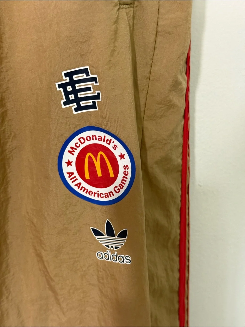 Adidas Originals x Eric Emanuel McDonald's All-American Ceremony snap pants M